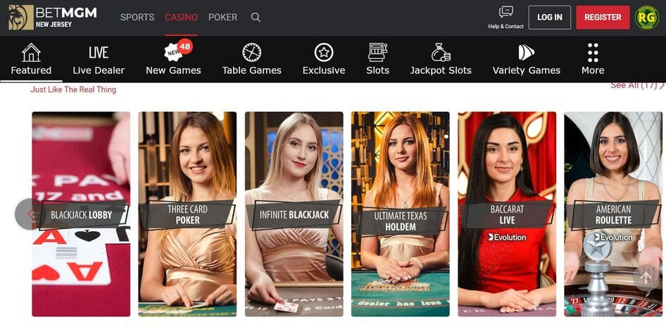 BetMGM Casino Screenshot 3