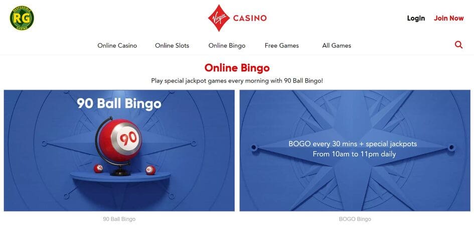 Virgin Casino Screenshot 2