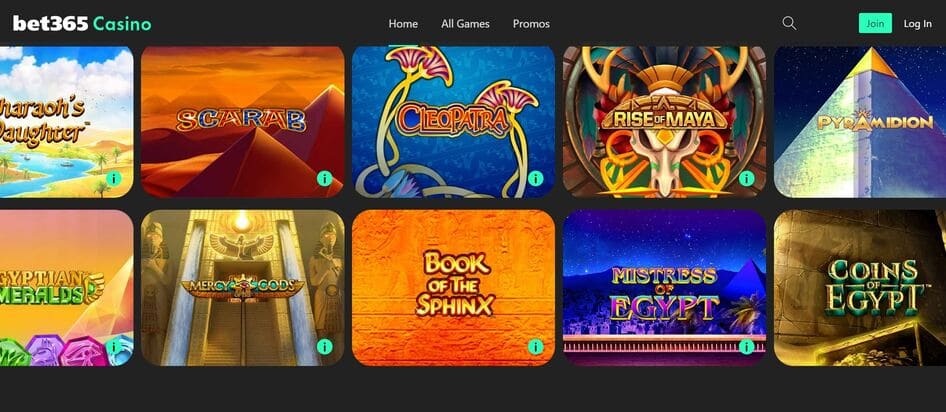 Bet365 Casino Screenshot 3