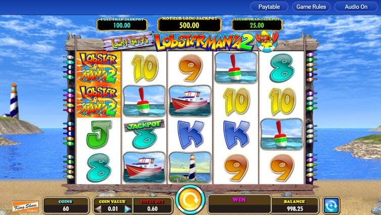 free lobstermania slot machine