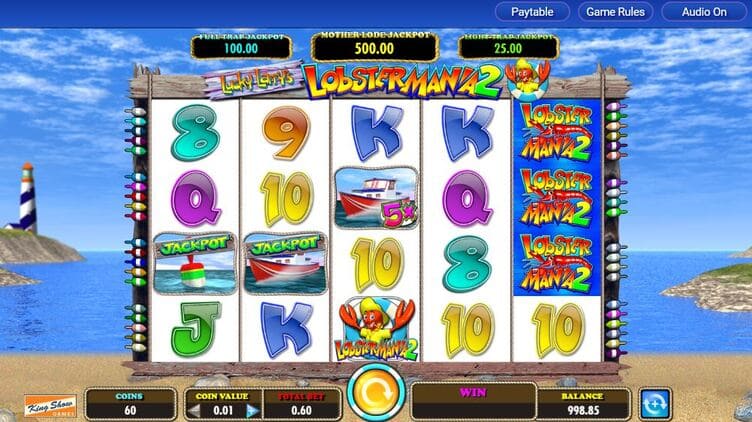 lobstermania casino slot game