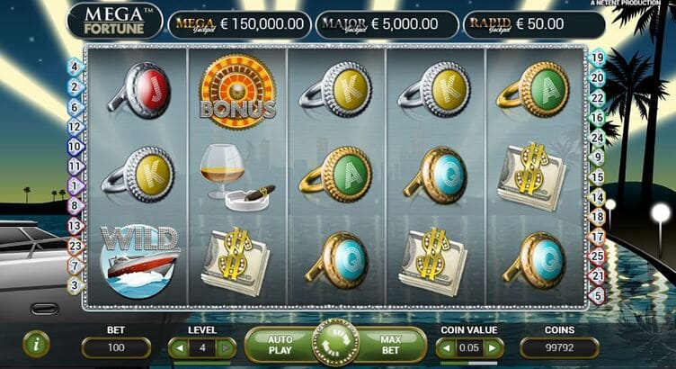 mega fortune slot game