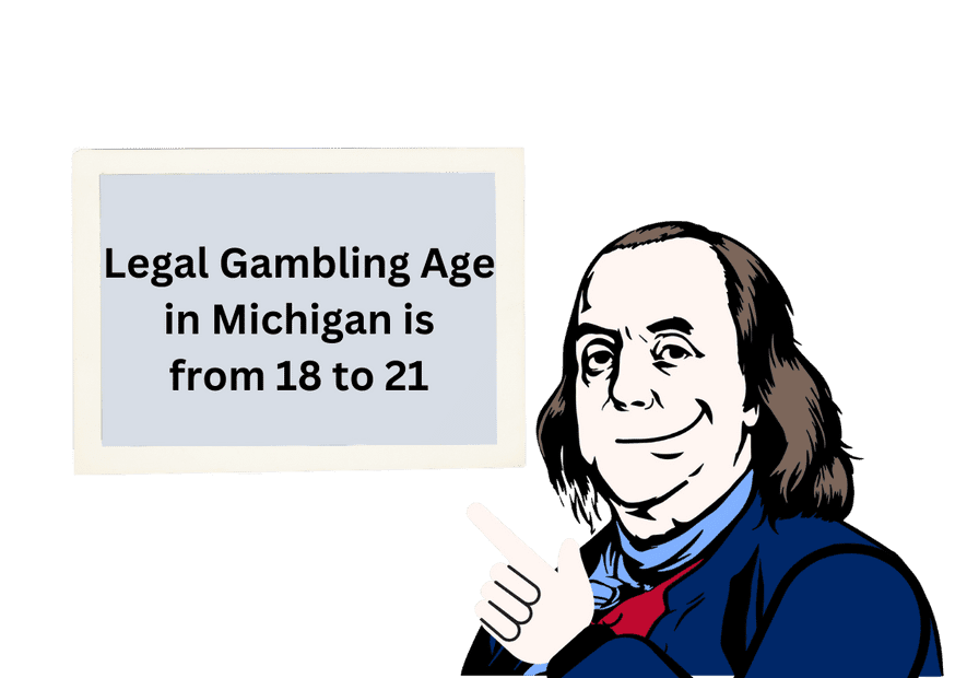 gambling age in michigan