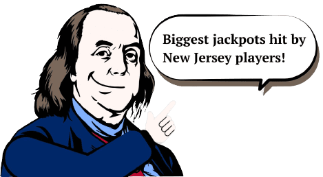 Biggest hits by NJ casino jackpots