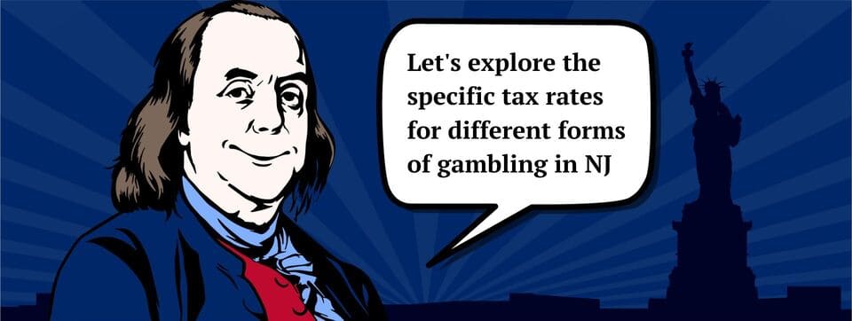 NJ online gambling tax rates